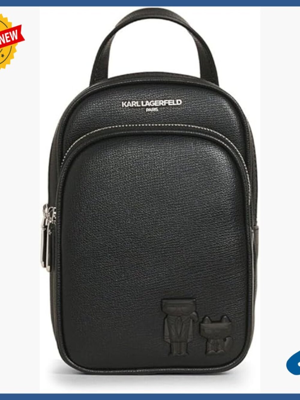 Leather Crossbody Bag with Top Handle, 9x6x2.5 Inches, Everyday Chic Style